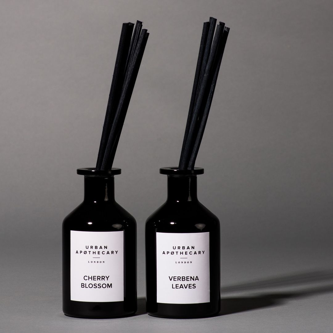 Two Black Reed Diffusers
