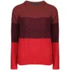 Marc by Marc Jacobs Women's Connolly Stripe Sweater Crew Neck - Corvette Red - Image 1