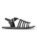 Sol Sana Women's Dolly Leather Sandals - Black Image 1