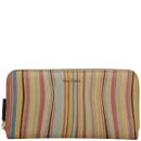 Paul Smith Accessories Large Zip Around Leather Wallet - Swirl