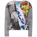 McQ Alexander McQueen Women's Printed Sweatshirt - Grey/Multi Image 1