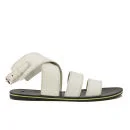Paul Smith Shoes Women's Poole Leather Flat Sandals - White Servo Lux