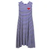 Sonia by Sonia Rykiel Women's Stripe Maxi Jersey Dress - Blue/White - Image 1