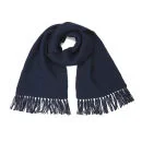 Collective Purl Stitch Scarf - Navy Image 1