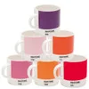 Pantone Universe Set of 6 Espresso Cups - Mixed Reds - Image 1