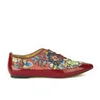 Vivienne Westwood Women's Hadie Rug Print/Patent Lace Up Shoes - Red/Red - Image 1