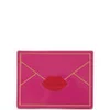 Lulu Guinness Patent Envelope Card Holder - Shocking Pink - Image 1