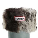 Hunter Women's Short Furry Cuffy Welly Socks - Chinchilla Grey Image 1