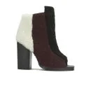 Opening Ceremony Women's Elise Open Toe Boots - Brown/White/Black Image 1