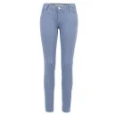 Victoria Beckham Women's VB41 Sky Chambray Power Skinny Jeans - Light Blue Image 1