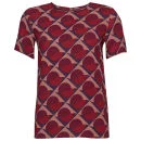Marc by Marc Jacobs Women's Etta Print Top - Cabernet Red Image 1