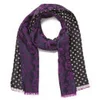 Paul Smith Accessories Women's Floyd Floral Polka Scarf - Black - Image 1