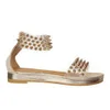 Jeffrey Campbell Women's Largos Spike Shoes - Clear Gold - Image 1