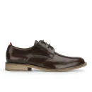 Oliver Spencer Men's Leather Officers Shoes - Brown Image 1