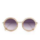 Le Specs Women's Ziggy Round Sunglasses - Spice/Gold Image 1