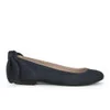 Carven Women's Bow Back Suede Ballet Flats - Navy - Image 1