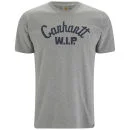 Carhartt Men's Window Script T-Shirt - Grey Heather Image 1
