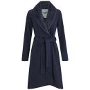 UGG Women's Duffield Double Knitted Fleece Collection Dressing Gown - Navy Image 1
