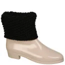 Melissa Women's Tricot Boots - Vanilla Image 1