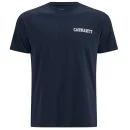 Carhartt Men's College Script T-Shirt - Navy/White