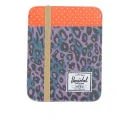 Herschel Supply Co. Cypress iPad Sleeve - Purple Leopard/Orange Polka Dot/Khaki