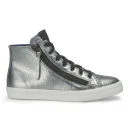 BOSS Orange Women's Nycol-R Hi-Top Trainers - Silver