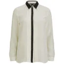 Marc by Marc Jacobs Women's Pintuck Button Down Shirt - Antique White