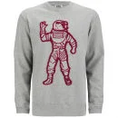Billionaire Boys Club Men's BBC Moon Man Crew Sweatshirt - Heather Grey Image 1