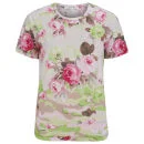 Carven Women's Jersey Floral Camouflage T-Shirt - Sable