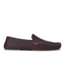 Paul Smith Shoes Men's Phileas Leather Slip-On Moccasin Shoes - Burgundy Primo Calf