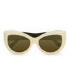 Wildfox Kitten Sunglasses - Cream - Image 1