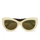 Wildfox Kitten Sunglasses - Cream Image 1