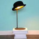 Innermost Ltd Jeeves Table Lamp With Gold Interior - Black Image 1