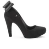 Melissa Women's Incense Bow 12 Court Shoes - Black Flock - Image 1