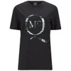 McQ Alexander McQueen Women's Boyfriend Tartan Logo T-Shirt - Black - Image 1