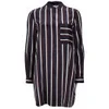 Joseph Women's Stripe Loose Silk Shirt Dress - Multi - Image 1