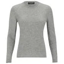 Knutsford Women's Crew Neck Cashmere Sweater - Silver Grey Image 1