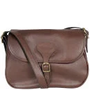 Barbour Women's Leather Beaufort Bag - Brown Image 1