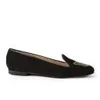 Markus Lupfer Women's Suede Patent Patch Slippers - Black - Image 1