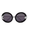 Wildfox Luna Sunglasses - Black - Image 1