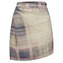 Vivienne Westwood Anglomania Women's Isolation Tartan Skirt - Grey