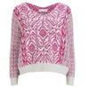 Odd Molly Women's Charger V Neck Sweater - Dark Pink - Image 1