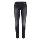 Nudie Women's Tight Long John Organic Skinny Jeans - Black Grey