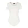Helmut Lang Women's Kinetic Jersey Scoop Neck T-Shirt - Optic White - Image 1