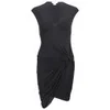 Helmut Lang Women's V Twist Dress - Black - Image 1