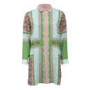 Emma Cook Women's Silk Shirt Dress - Pastel Lace Image 1