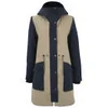 Christopher Raeburn Women's Coated Pop Out Parka - Navy/Taupe - Image 1