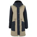 Christopher Raeburn Women's Coated Pop Out Parka - Navy/Taupe