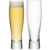LSA Lager Glass 550ml Clear (Set of 2) - Image 1