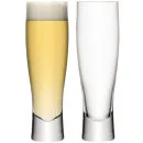 LSA Lager Glass 550ml Clear (Set of 2)
